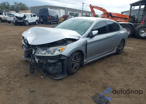 2016 Honda Accord Sport from USA, damaged, VIN 1HGCR2F50GA065504